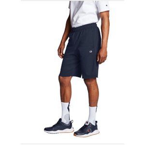 NWT Champion Men's Fleece 10" Shorts Size XL Extra Large Navy Pockets